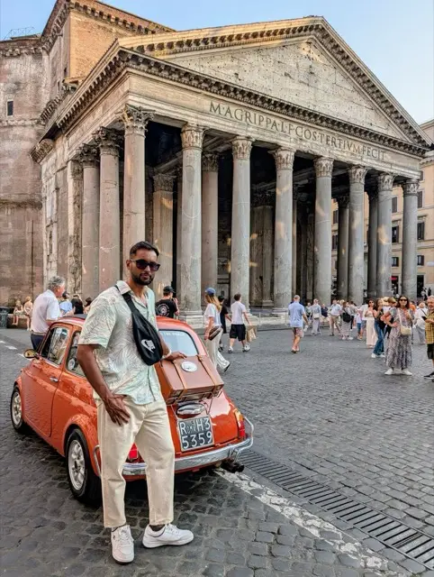 In front of the Pantheon, Rome