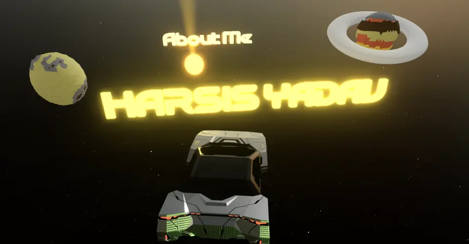 The interactive 3D lab scene
